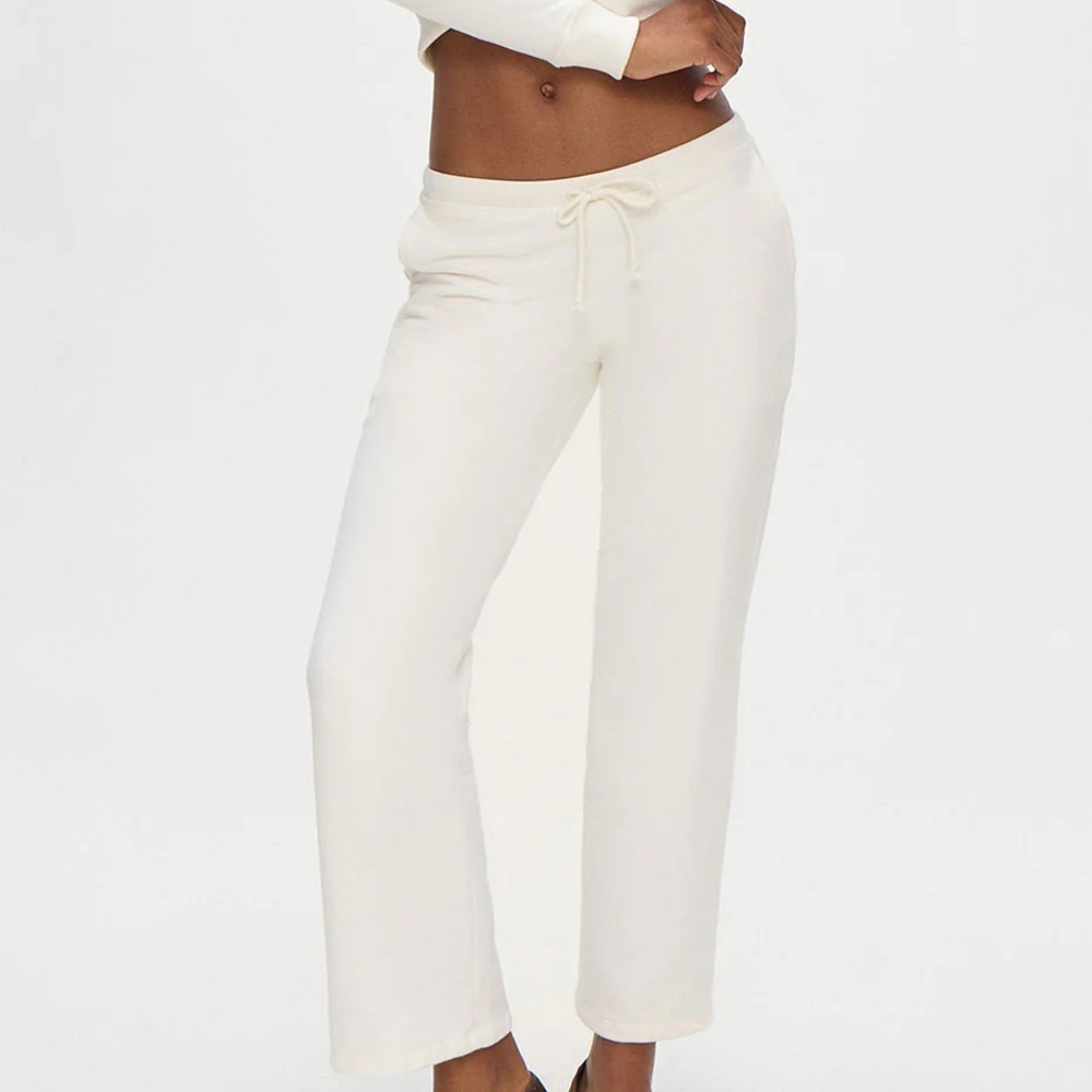 Frankie's Bikinis Cream Sweat Pants